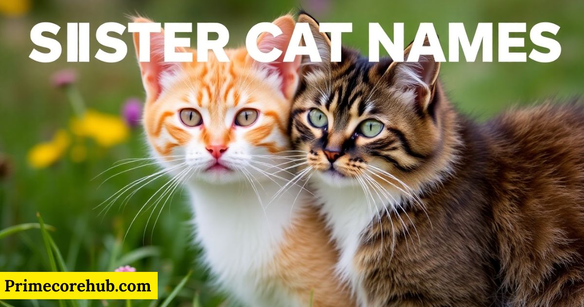 300+ Cute Sister Cat Names