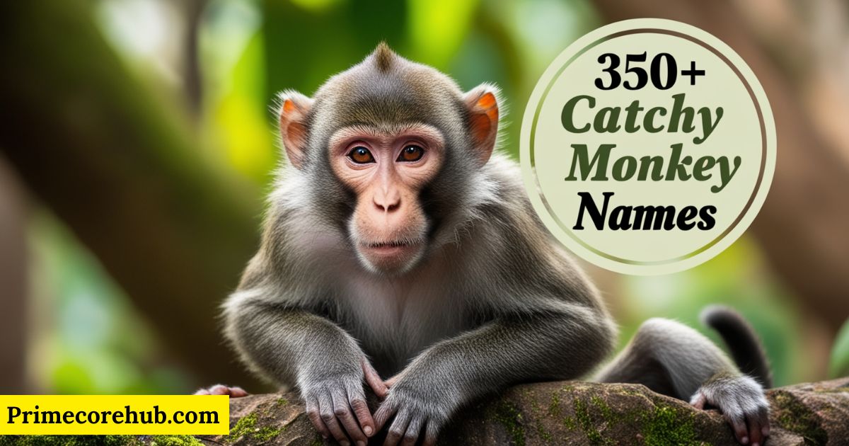 350+ Catchy Monkey Names For Your Cheeky Friend